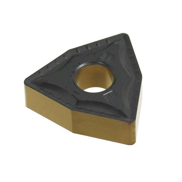 Image of WNMG080408-KM P2501 negative insert for turning steel.