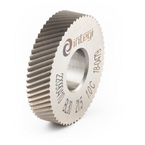 Image of 30° left hand cut knurl with dimensions 21.5x5x8 from Integi