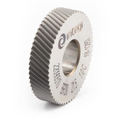Image of 30° right hand cut knurl with dimensions 21.5x5x8 from Integi