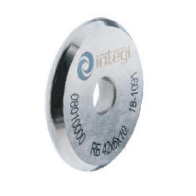 Image of a form U burnishing roller from Integi, series RB-U.