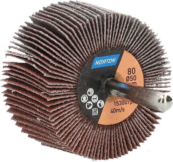 Image of R207Plus flap wheel used for finishing operations.