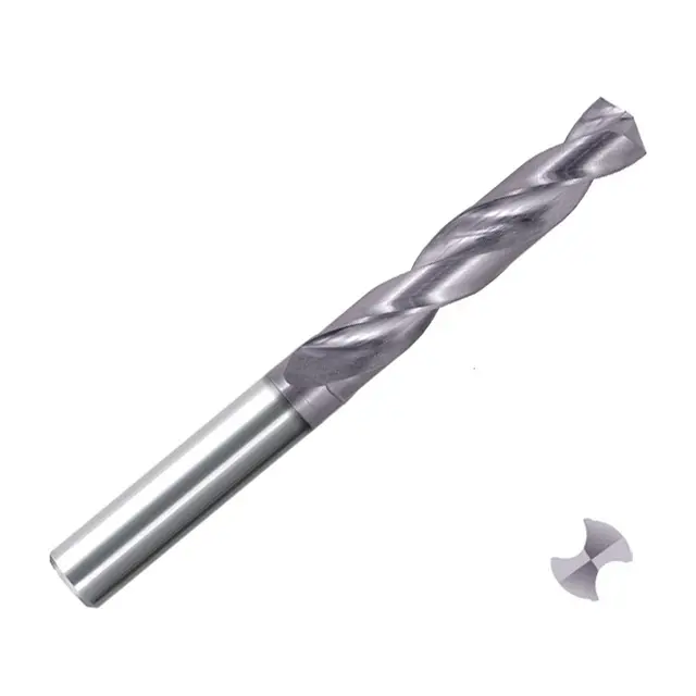 ZCC-CT 1536SU05 SU Series Solid Coated Carbide Twist Drill for General Purpose Drilling - 5xD Jobber Drill.