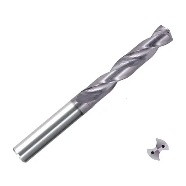 ZCC-CT 1536SU05C SU Series Solid Coated Carbide Through Coolant Twist Drill for General Purpose Drilling - 5xD Jobber Drill.