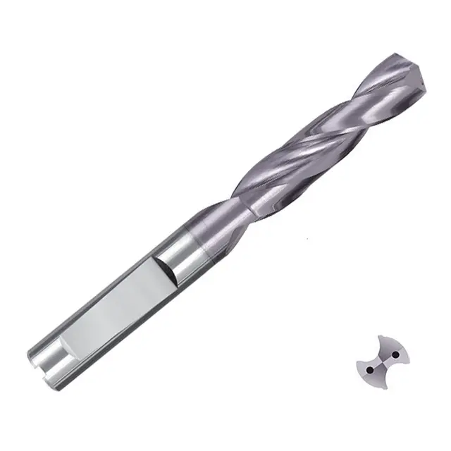 ZCC-CT 1734SU03C SU Series Solid Coated Carbide Through Coolant Twist Drill for General Purpose Drilling - 3xD Stub Drill.