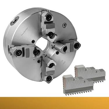 Lathe chuck image with link to lathe chuck category page.