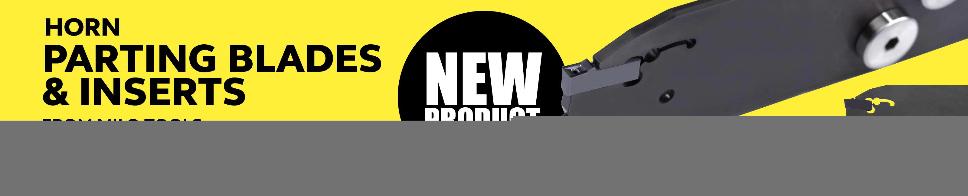 Click to view our range of PH Horn parting inserts and blades.