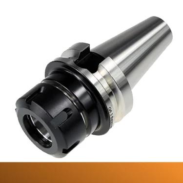 BT40 ER collet chuck image with link to tool holding category page.